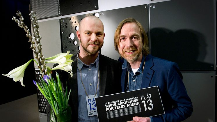 PLÅTPRISET 2013 TILL WHITE FÖR TELE2 ARENA
