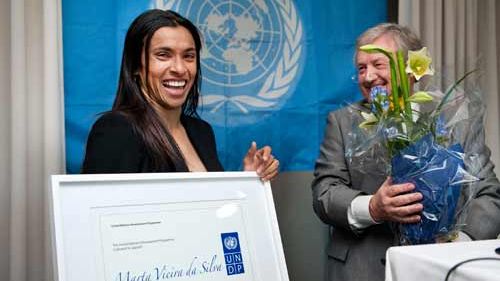 Marta ny goodwill-ambassadör för FN:s utvecklingsprogram UNDP