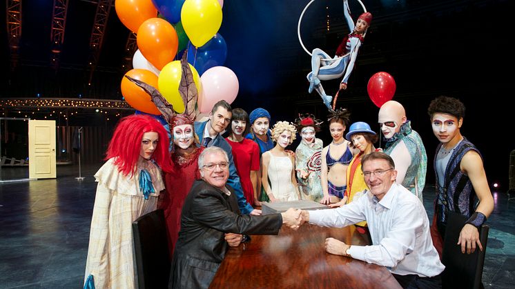 DHL bliver logistikpartner for Cirque du Soleil