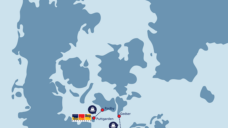 Scandlines' ruter 2015