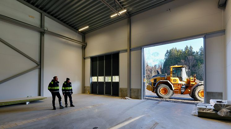 Maskinhallen hos SG Maskin
