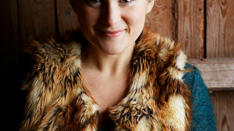 Lisa Lemke konferencier och jurymedlem under årets skördefest