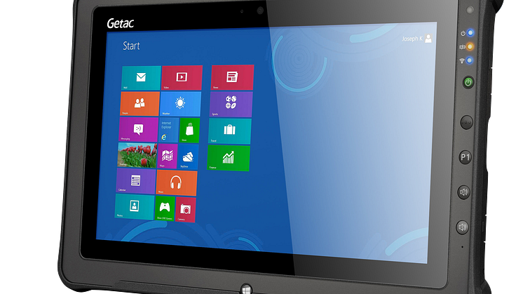 Bewährt sich seit vielen Jahren erforlgreich in der Praxis: das robuste Getac F110 Tablet