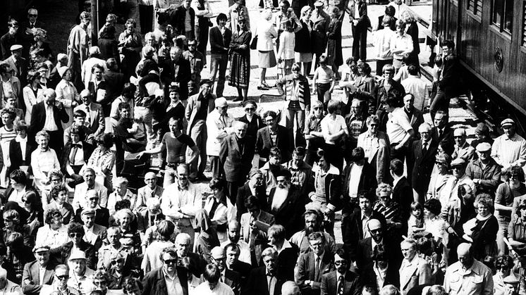 Invigning av Järnvägsmuseet 1979.
