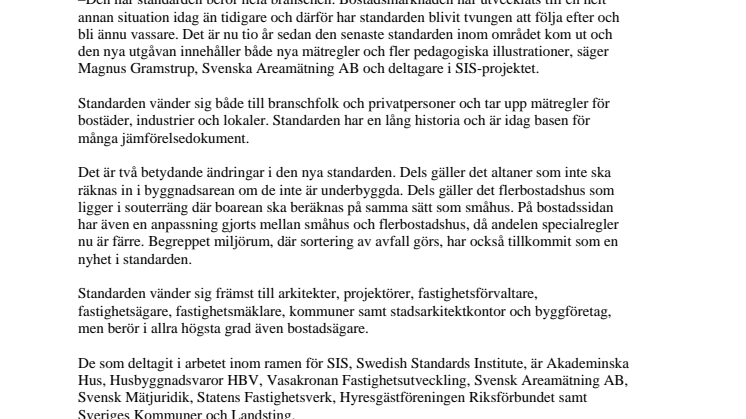 Nya regler för mätning av boarea klara