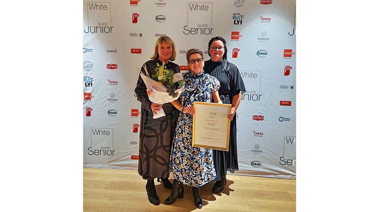 Vinnarkockarna Jennie Andersson, Sanna Persson och Åsa Persson.