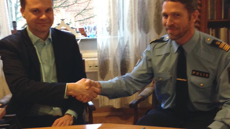Borås Stad och polisen träffar ny samverkansöverenskommelse