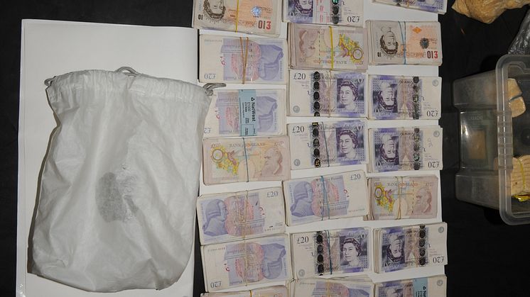 Cash recovered from Iqbal Haji's kitchen