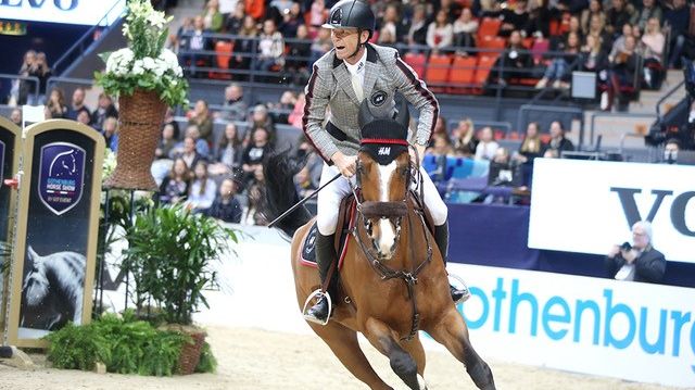 Peder Fredricson på Hansson WL vid Gothenburg Horse Show tidigare i år. Foto: Roland Thunholm