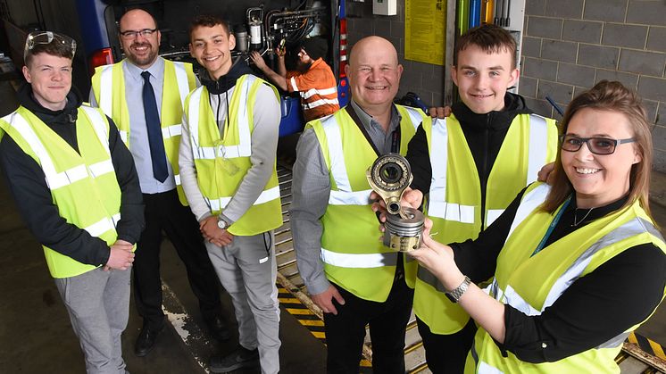 Go North East receives the Nacro Ambassador Hub trophy