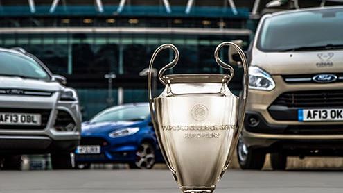 Ford feirer at de har vært samarbeidspartner med Champions League i 21 år