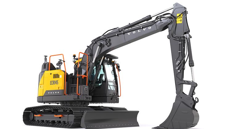 Volvo ECR145 bandgrävare - höger fram