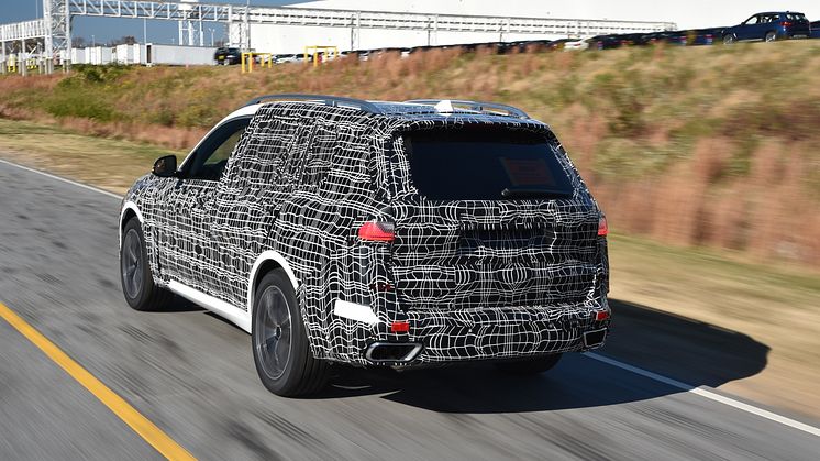 Preprodusert versjon av BMW X7