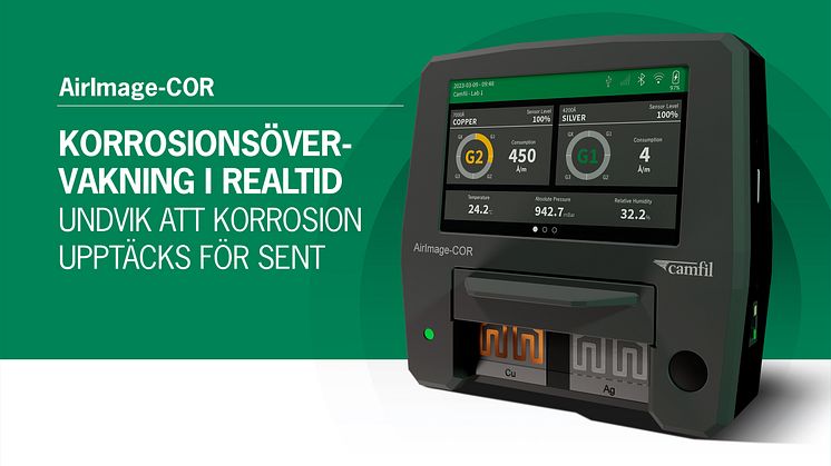 Camfil presenterar lanseringen av AirImage-COR, den senaste innovationen inom korrosionskontroll.