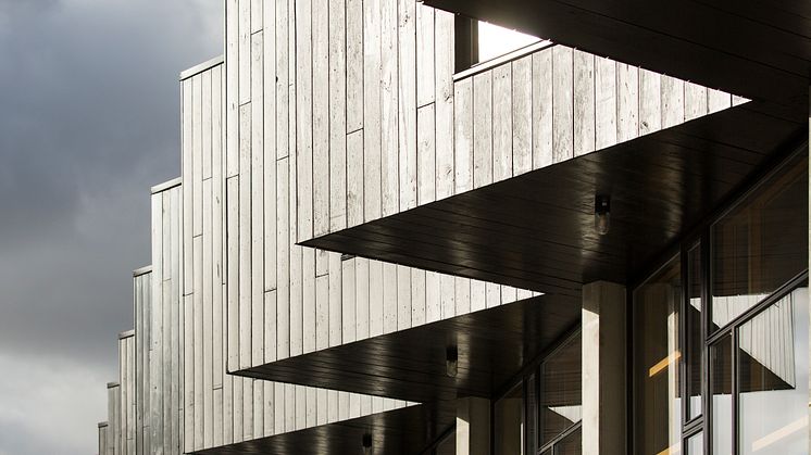 Upcycle Studios i Ørestad Syd er bygget af upcyclede byggematerialer 