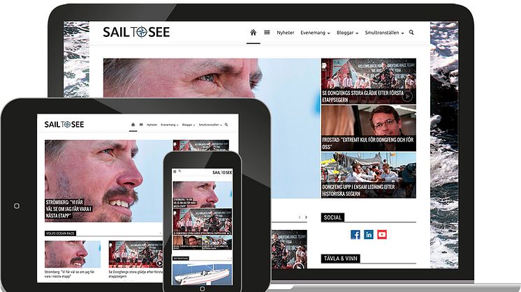 Stampen Local Media lanserar Sail to see – ny livsstilssajt med fokus på segling och evenemang