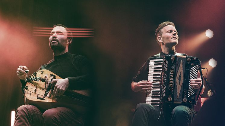 Prisade folkmusikduon Symbio i Gävle Konserthus på torsdag 5 oktober