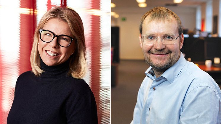 Pernilla Nissler, vd, BLocket. Kaare Danielsen, grundare Jobindex
