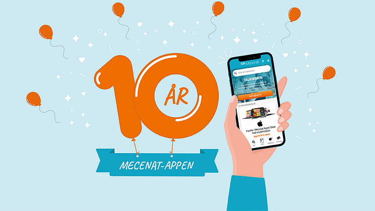 Mecenat-appen fyller 10 år