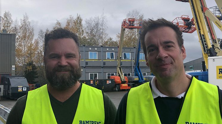 HSE Manager Lars-Morten Rostad og HMS Koordinator i Ramirent Norge