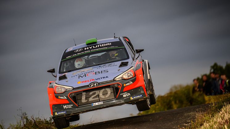 Dubbelt Hyundai på prispallen i Rallye Deutchland