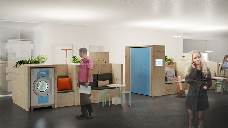 HSB Living Lab Tvättstudio huvudbild