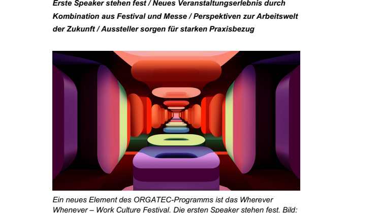 Pressemitteilung: Wherever Whenever – Work Culture Festival | Line-up veröffentlicht