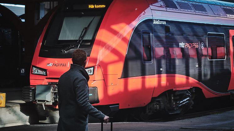 MTR Express först i Sverige med automatisk förseningsersättning. Bild: Mattias Diesel Näslund
