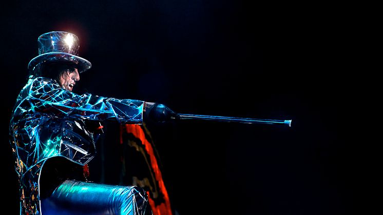 Skräckrockens fader, Alice Cooper, till Furuvik 4/7