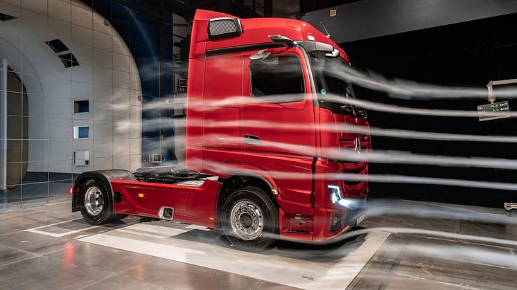 Den ny Actros er aerodynamisk som aldrig før