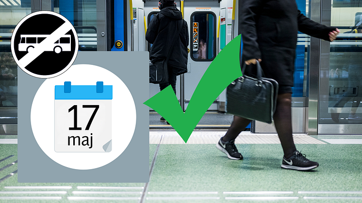 Mellan cirka klockan 07.30 och 18.20 på tisdagen är spårtrafiken ett bättre alternativ än buss i innerstan.