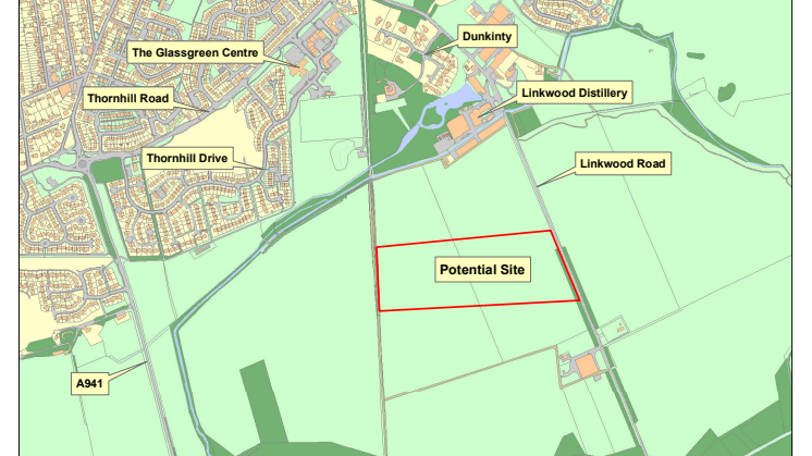 location map of new school site