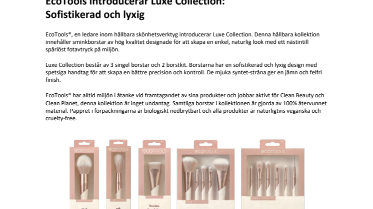 EcoTools Luxe Collection Pressrelease Sweden.pdf