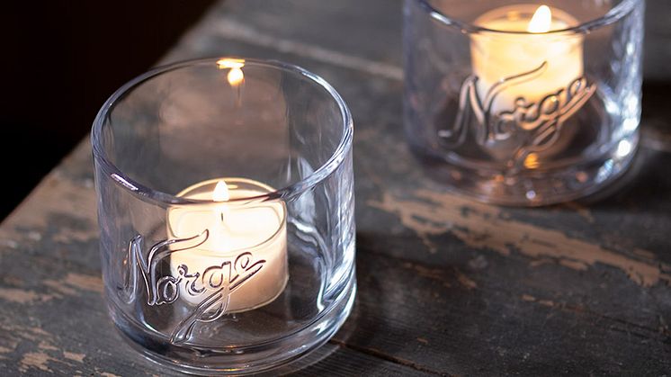 Lyslykt Norgesglasset