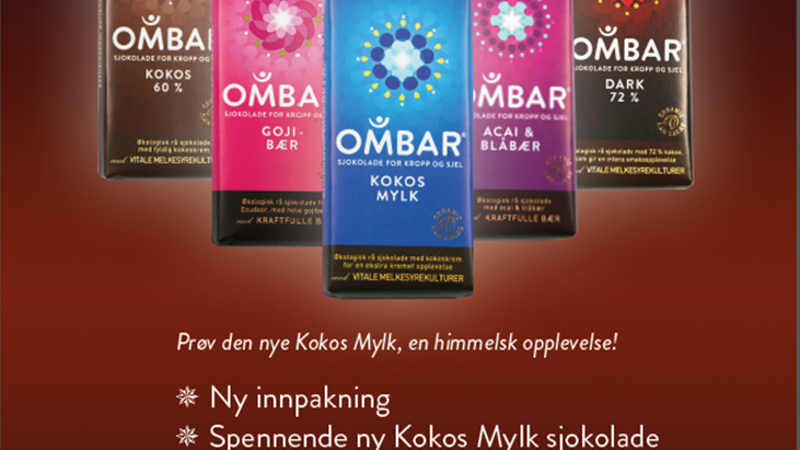 Ombar - Sjokoladen du kan spise med god samvittighet!
