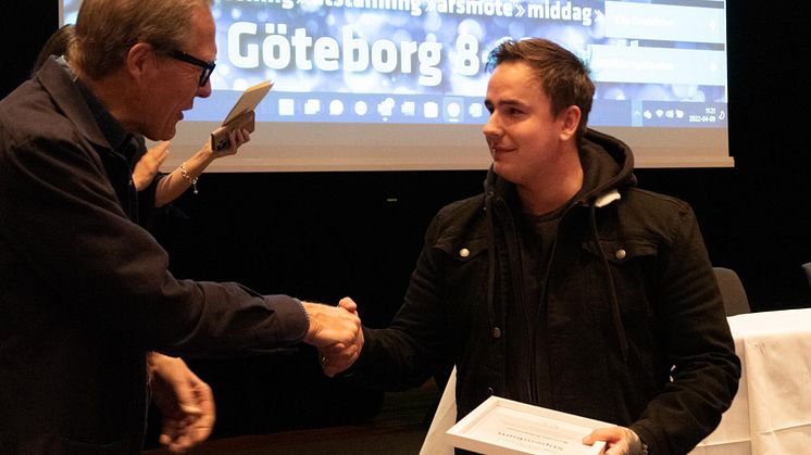 Stipendieutdelning Håkan Dosé och Rasmus Johansson