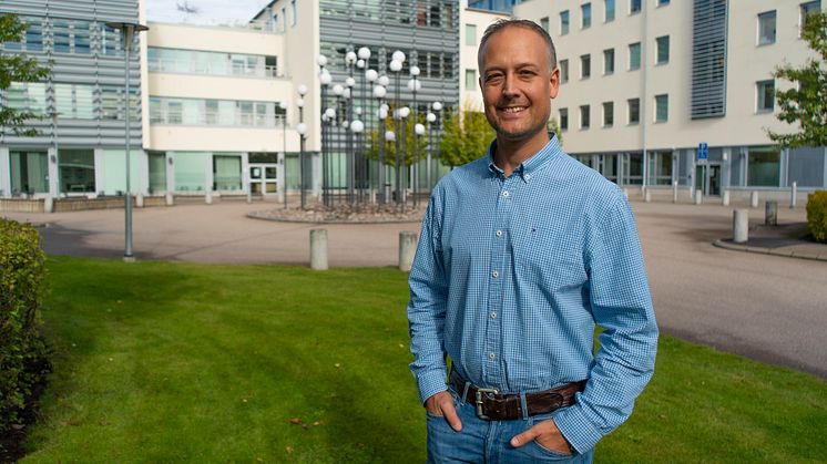 Andréas Sülau, koordinator för uppdragsverksamhet på Högskolan Väst. 