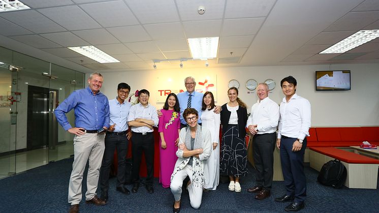 The Norwegian Embassy visiting Trainor Vietnam Office in Vung Tau.