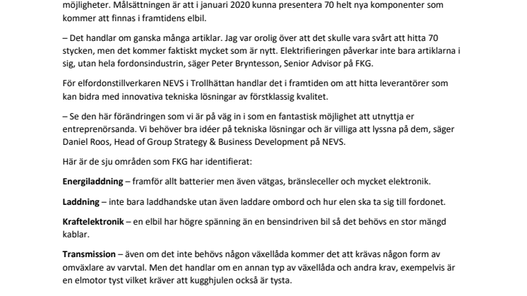 Här är komponenterna som behövs i framtidens elbil