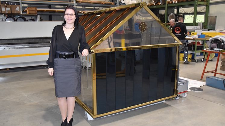 Der RM Sanierungspreis in der Kategorie Metall geht 2021 an Claudia Sperber von der Sperber Klempner GmbH & Co. KG.