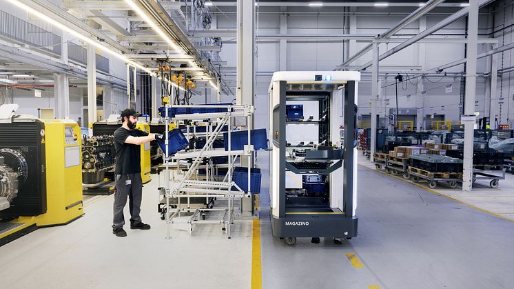 MAN automatiserer produktionslogistikken med Magazino