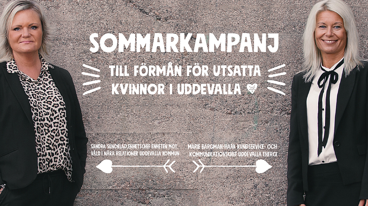 Sommarkampanj till förmån för utsatta kvinnor i Uddevalla