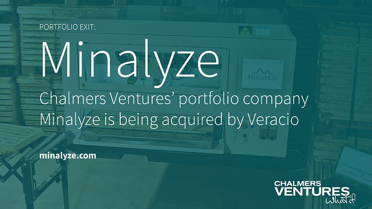Minalyze exit Chalmers Venture2