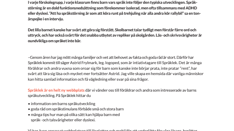 Minst lika vanligt som dyslexi – men inte lika känt