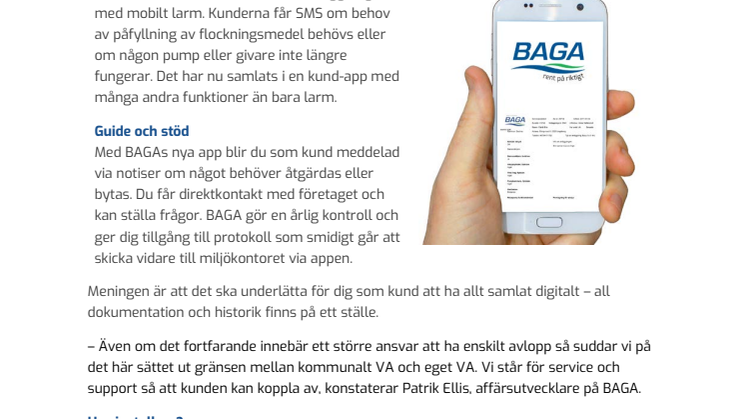 Appen som ger koll på ditt avloppssystem