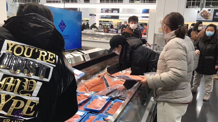China had the most significant increase in salmon export value in July. Fresh salmon is mostly consumed in restaurants in China. Now we see a tendency that Chinese consumers even outside the big cities open their eyes to enjoying salmon at home.