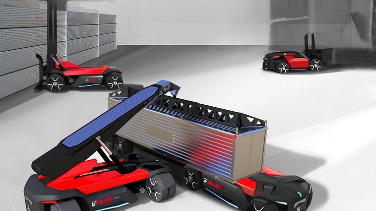 Instalcobolaget Elub skapar el-infrastruktur när Cargotec Kalmar elektrifierar. Illustration: Cargotec Kalmar.
