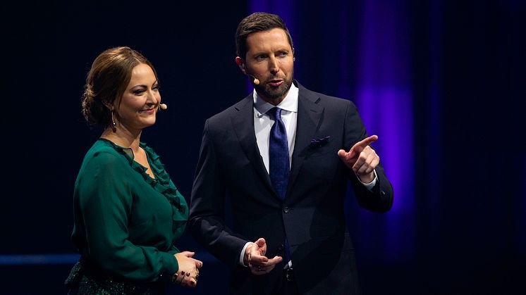 Stéphanie Surrugue og Kåre Quist. Foto: Bjarne Hermansen