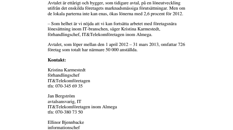 Avtal om lokal lönebildning klart med akademikerförbunden