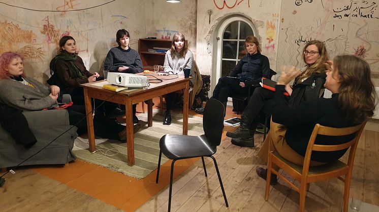 SquidSquad och Forskare på Art Lab Gnesta
